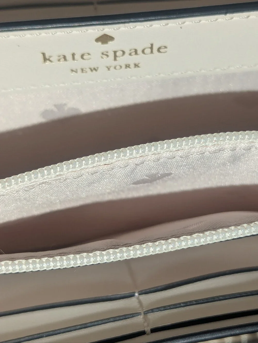 Kate Spade Staci Scribble Hearts Print Continental Zip Wallet